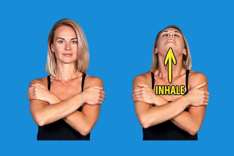 Tổng hợp bài tập giảm mỡ mặt đánh bay nọng cằm cực dễ 7 Bài tập ngẩng cao đầu giúp giảm mỡ mặt cho nữ