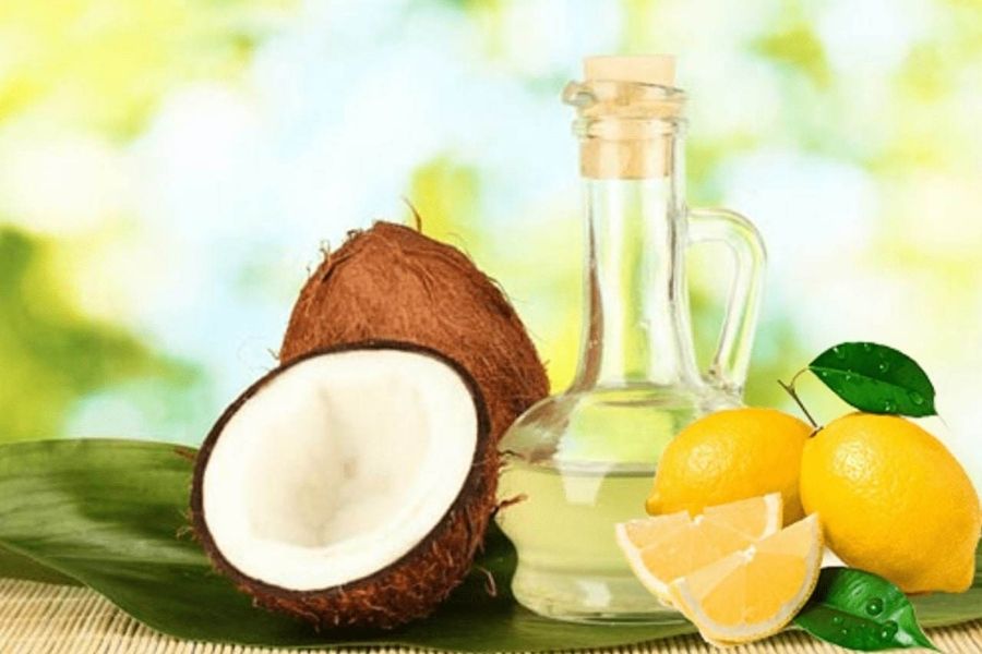 Bạn có thể kết hợp dầu dừa với vỏ chanh để làm lông mày mọc dày hơn