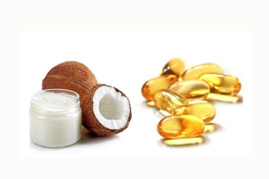 Dầu dừa và vitamin E cũng là một lựa chọn làm dày lông mày lý tưởng