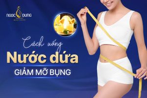 Cách uống nước dứa giảm mỡ bụng