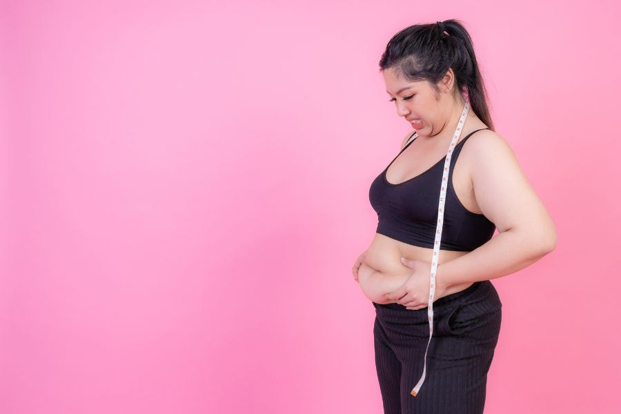 Mỡ bụng khó giảm hơn các vùng khác vì phụ thuộc vào cấu trúc nội tạng