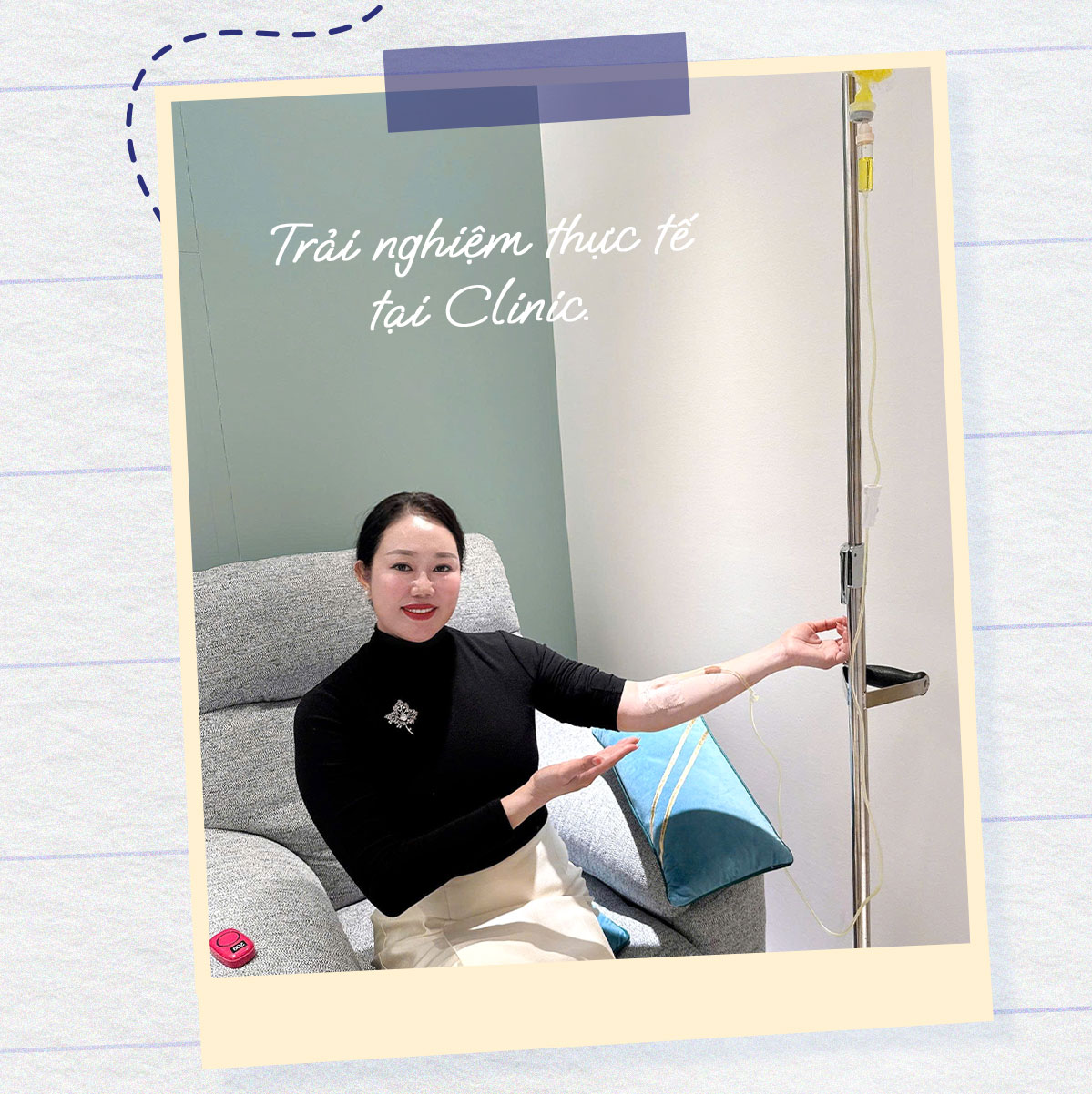 AMWC Taiwan 2025 cũng là dịp để CEO Ngọc Dung trải nghiệm nhiều công nghệ làm đẹp mới tại Châu Á