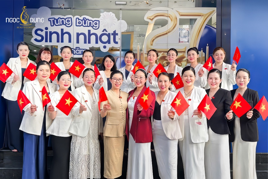 Tập thể nhân viên TMV Ngọc Dung hòa mình trong niềm vui Đại Lễ 2/9