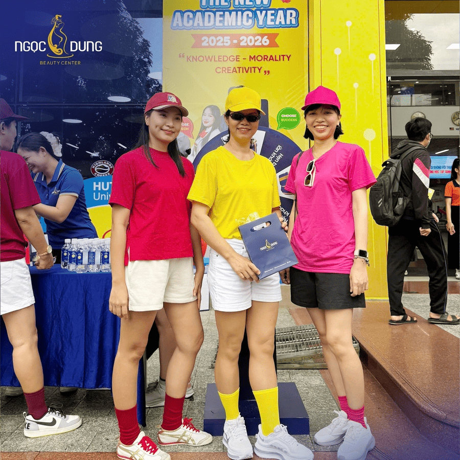 TMV Ngọc Dung lan tỏa năng lượng & sắc đẹp tại Hội thao HUTECH 2025 5 Những đóng góp trong Hội thao HUTECH chính là lời tri ân và cam kết đồng hành của TMV Ngọc Dung với cộng đồng giáo dục